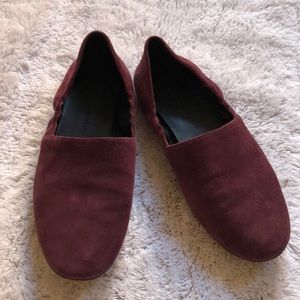 Burgundy Rebecca Minkoff Flats